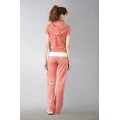 Juicy Couture Short Tracksuits Orignal Velour Long Pants Pink