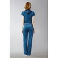 Juicy Couture Short Tracksuits Orignal Velour Long Pants Cyan