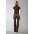 Juicy Couture Short Tracksuits Orignal Velour Long Pants Khaki