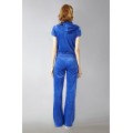 Juicy Couture Short Tracksuits Orignal Velour Long Pants Blue