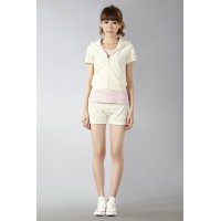 Juicy Couture Short Tracksuits Orignal Velour White