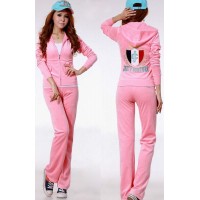 Juicy Couture Tracksuits JC In Shield Velour Pink Juicy Couture Tracksuits JC In Shield Velour Pink