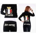 Juicy Couture Tracksuits JC In Shield Velour Black