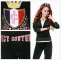 Juicy Couture Tracksuits JC In Shield Velour Dark Green