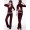 Juicy Couture Tracksuits JC In Shield Velour Dark Red