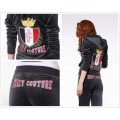 Juicy Couture Tracksuits JC In Shield Velour Ash Black