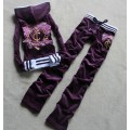 Juicy Couture Tracksuits Bowknot JC Velour Mulberry