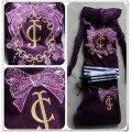 Juicy Couture Tracksuits Bowknot JC Velour Mulberry