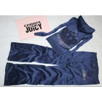 Juicy Couture Tracksuits Big Crest Velour Hoodie Regal Juicy Couture Tracksuits Big Crest Velour Hoodie Regal