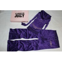 Juicy Couture Tracksuits Big Crest Velour Hoodie Cobalt Glow Juicy Couture Tracksuits Big Crest Velour Hoodie Cobalt Glow