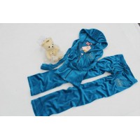 Juicy Couture Tracksuits Crown Terry Hoodie Lazuli Juicy Couture Tracksuits Crown Terry Hoodie Lazuli