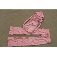 Juicy Couture Tracksuits Butterfly JC Terry Hoodie Pink Candy