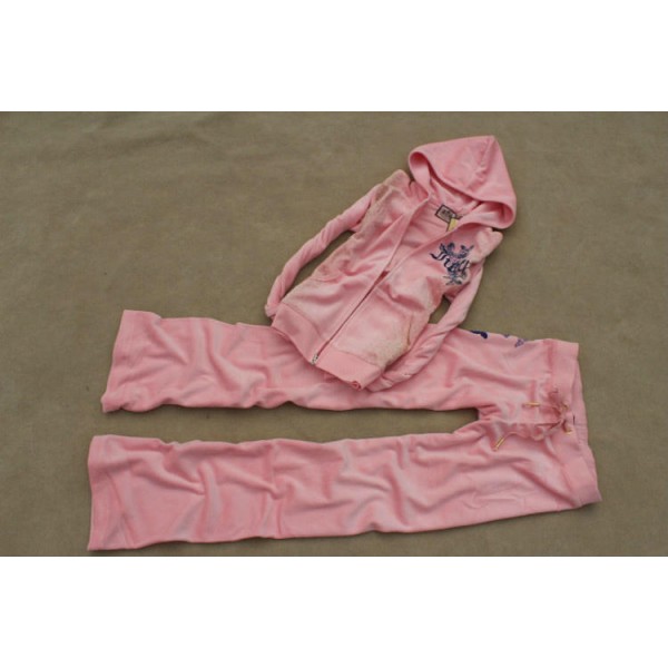 Juicy Couture Tracksuits Butterfly JC Terry Hoodie Pink Candy