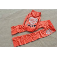 Juicy Couture Tracksuits Heart Juicy Velour Hoodie Sweet Clementine Juicy Couture Tracksuits Heart Juicy Velour Hoodie Sweet Clementine